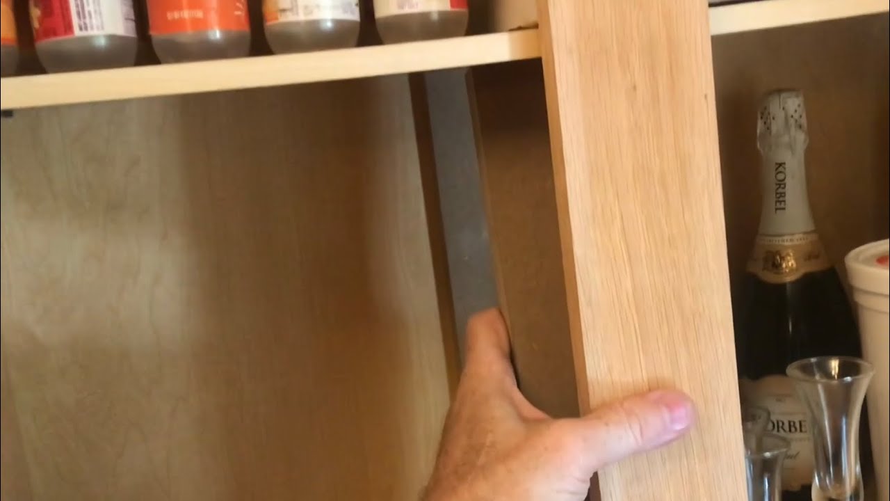 Fix Sagging Cabinet Shelves That Won’t Stay Flat
