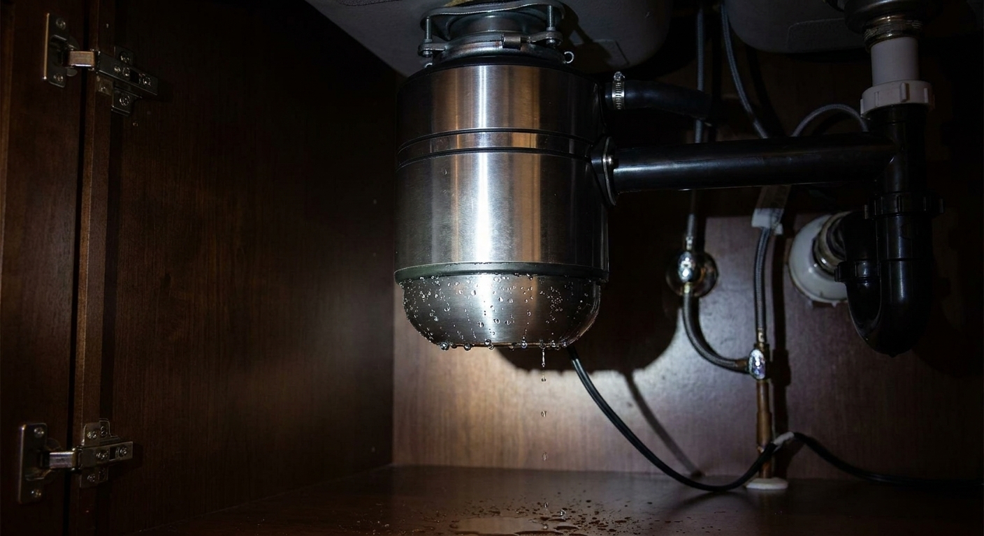 Garbage Disposal Leaking From the Bottom: Diagnose and Fix It